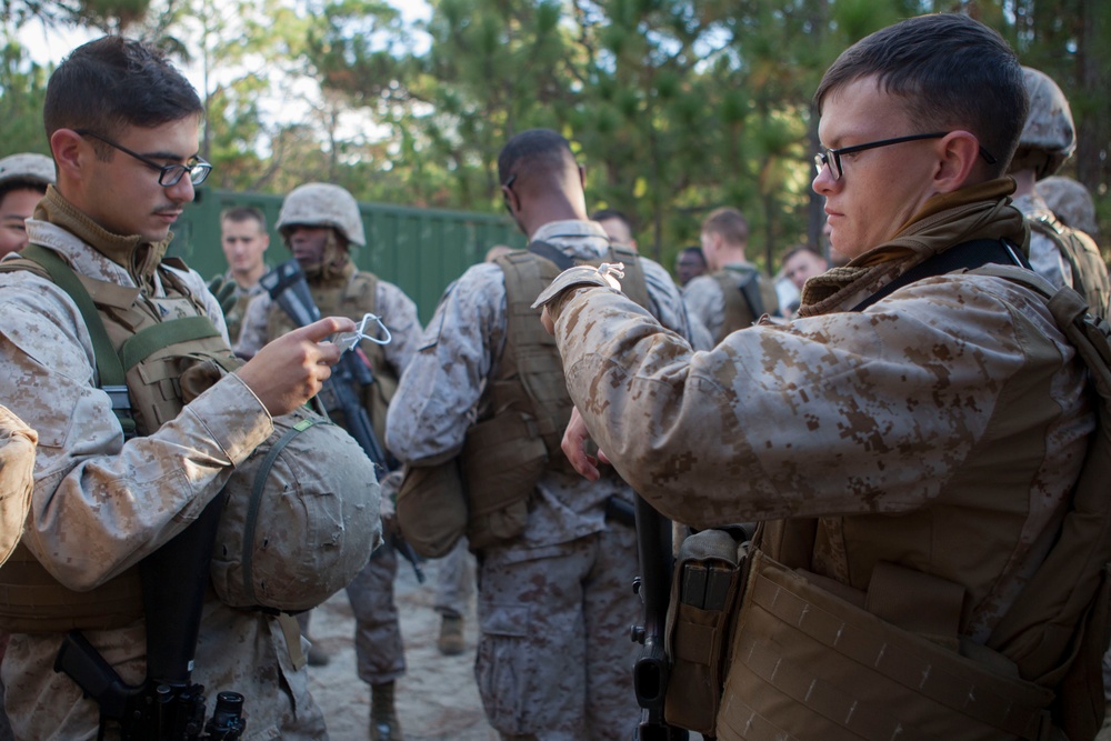 2D Supply Battalion Marines provide logistical support to 10th Marine Regiment during Operation Rolling Thunder