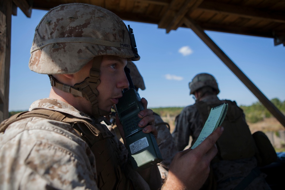 2D Supply Battalion Marines provide logistical support to 10th Marine Regiment during Operation Rolling Thunder