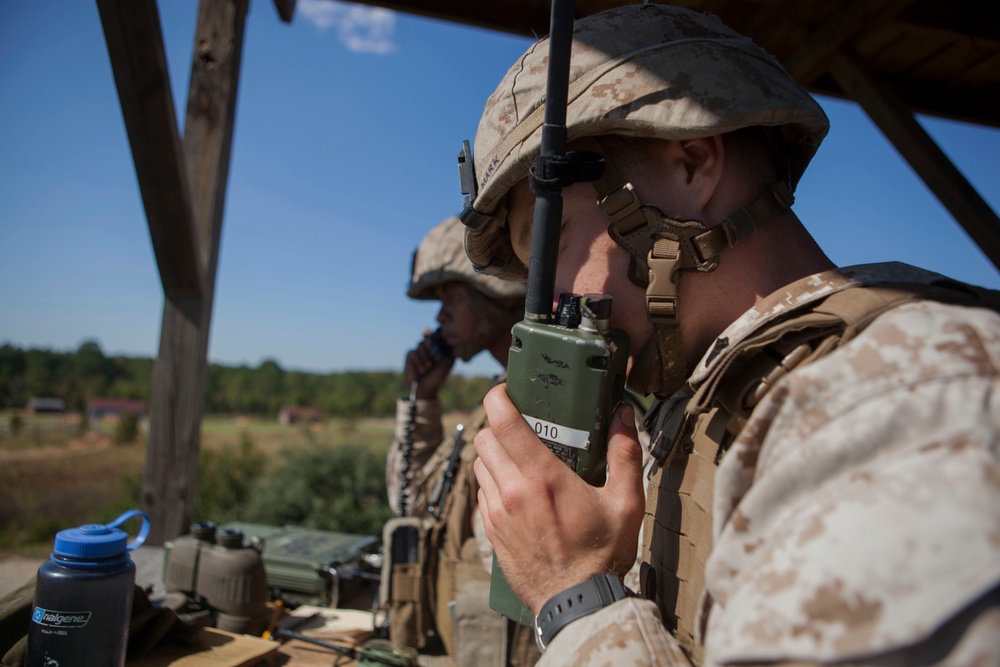 2D Supply Battalion Marines provide logistical support to 10th Marine Regiment during Operation Rolling Thunder