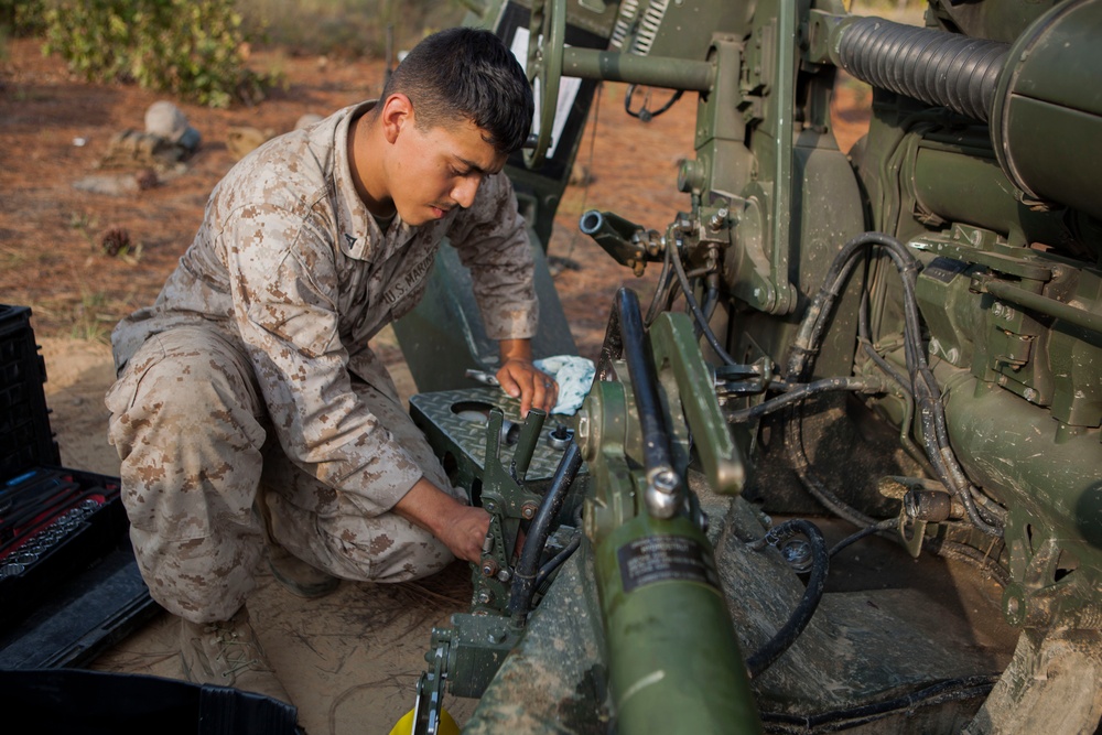 2D Supply Battalion Marines provide logistical support to 10th Marine Regiment during Operation Rolling Thunder