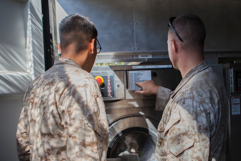 2D Supply Battalion Marines provide logistical support to 10th Marine Regiment during Operation Rolling Thunder