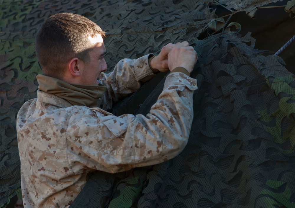 2D Supply Battalion Marines provide logistical support to 10th Marine Regiment during Operation Rolling Thunder