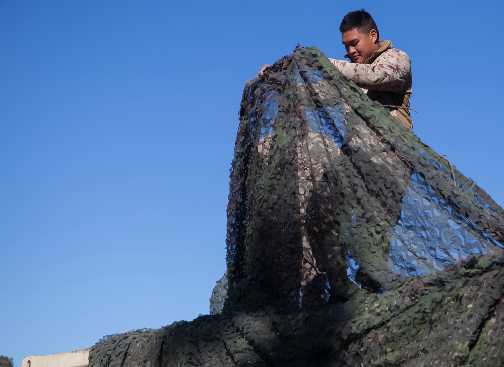 2D Supply Battalion Marines provide logistical support to 10th Marine Regiment during Operation Rolling Thunder