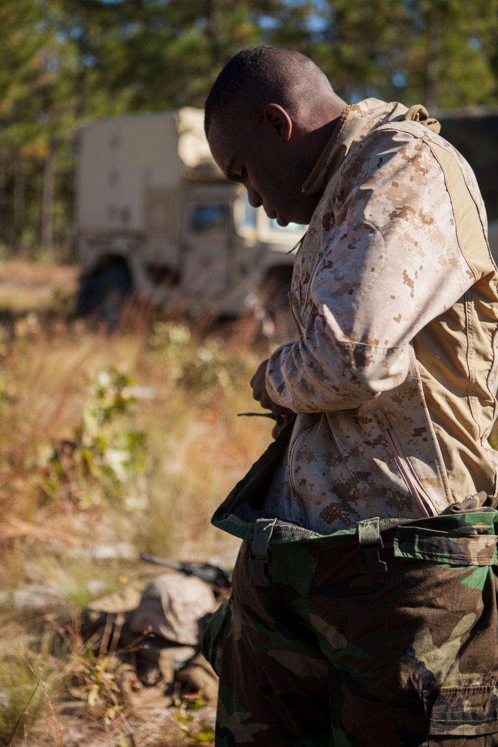 2D Supply Battalion Marines provide logistical support to 10th Marine Regiment during Operation Rolling Thunder