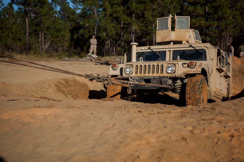 2D Supply Battalion Marines provide logistical support to 10th Marine Regiment during Operation Rolling Thunder