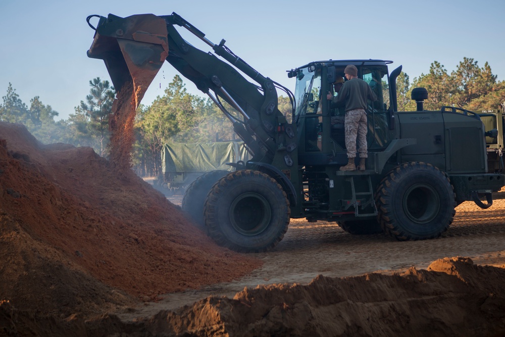 2D Supply Battalion Marines provide logistical support to 10th Marine Regiment during Operation Rolling Thunder