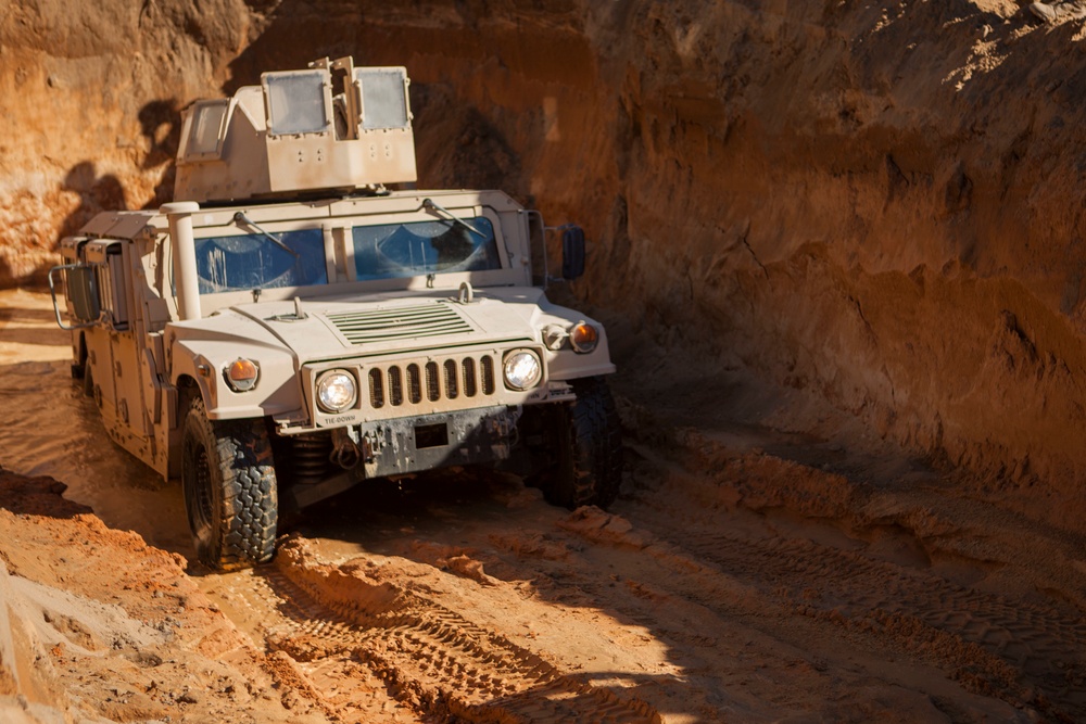 2D Supply Battalion Marines provide logistical support to 10th Marine Regiment during Operation Rolling Thunder