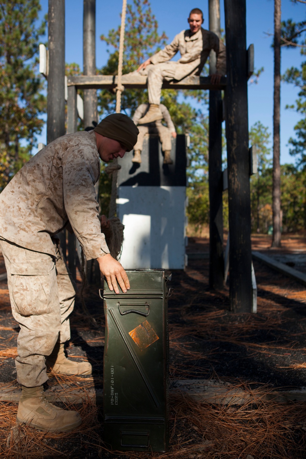 2D Supply Battalion Marines provide logistical support to 10th Marine Regiment during Operation Rolling Thunder