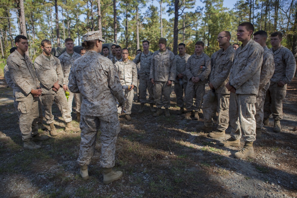 2D Supply Battalion Marines provide logistical support to 10th Marine Regiment during Operation Rolling Thunder