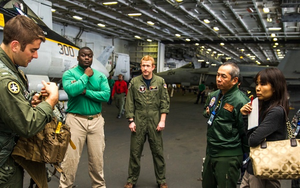 GW hosts visitors from Iwakuni, Japan