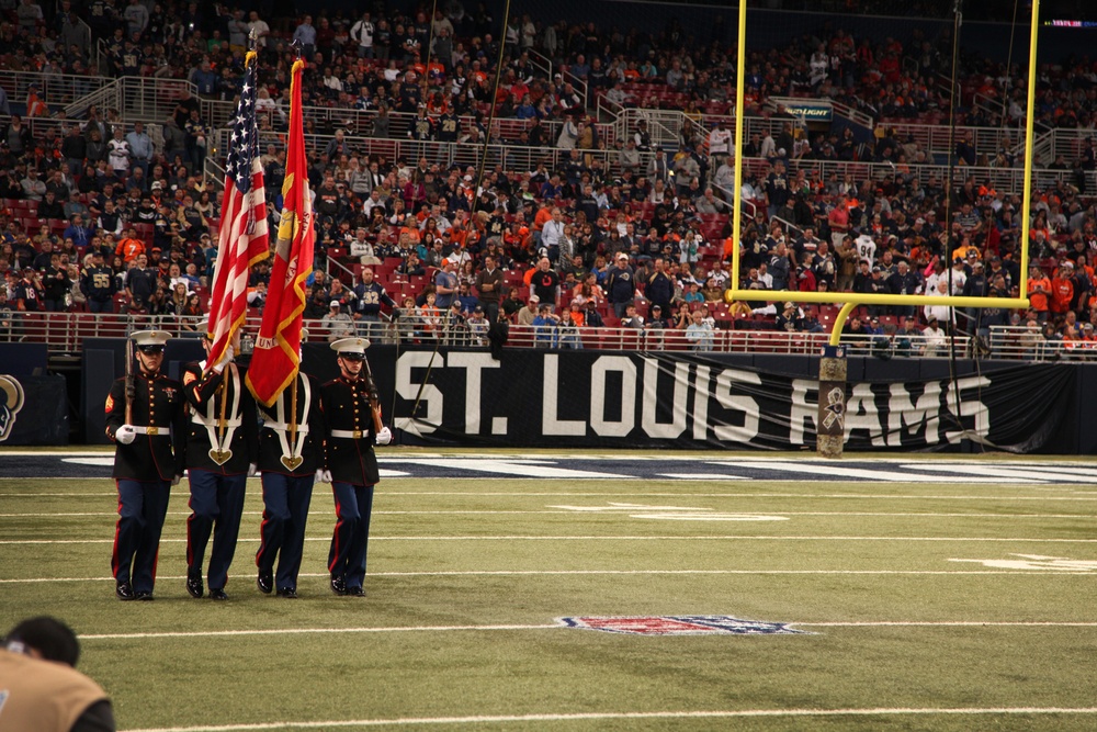 St. Louis Rams military Appreciation Game