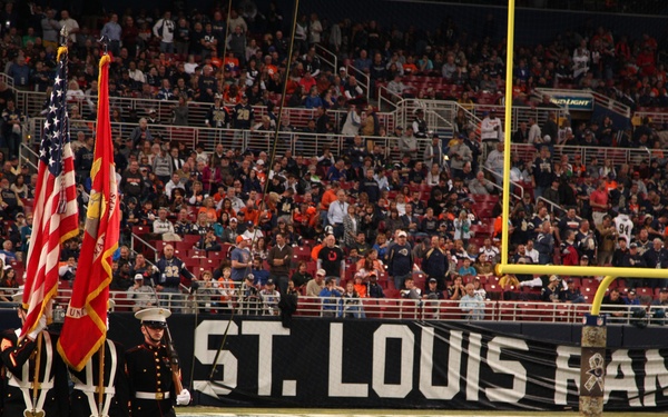 St. Louis Rams military Appreciation Game
