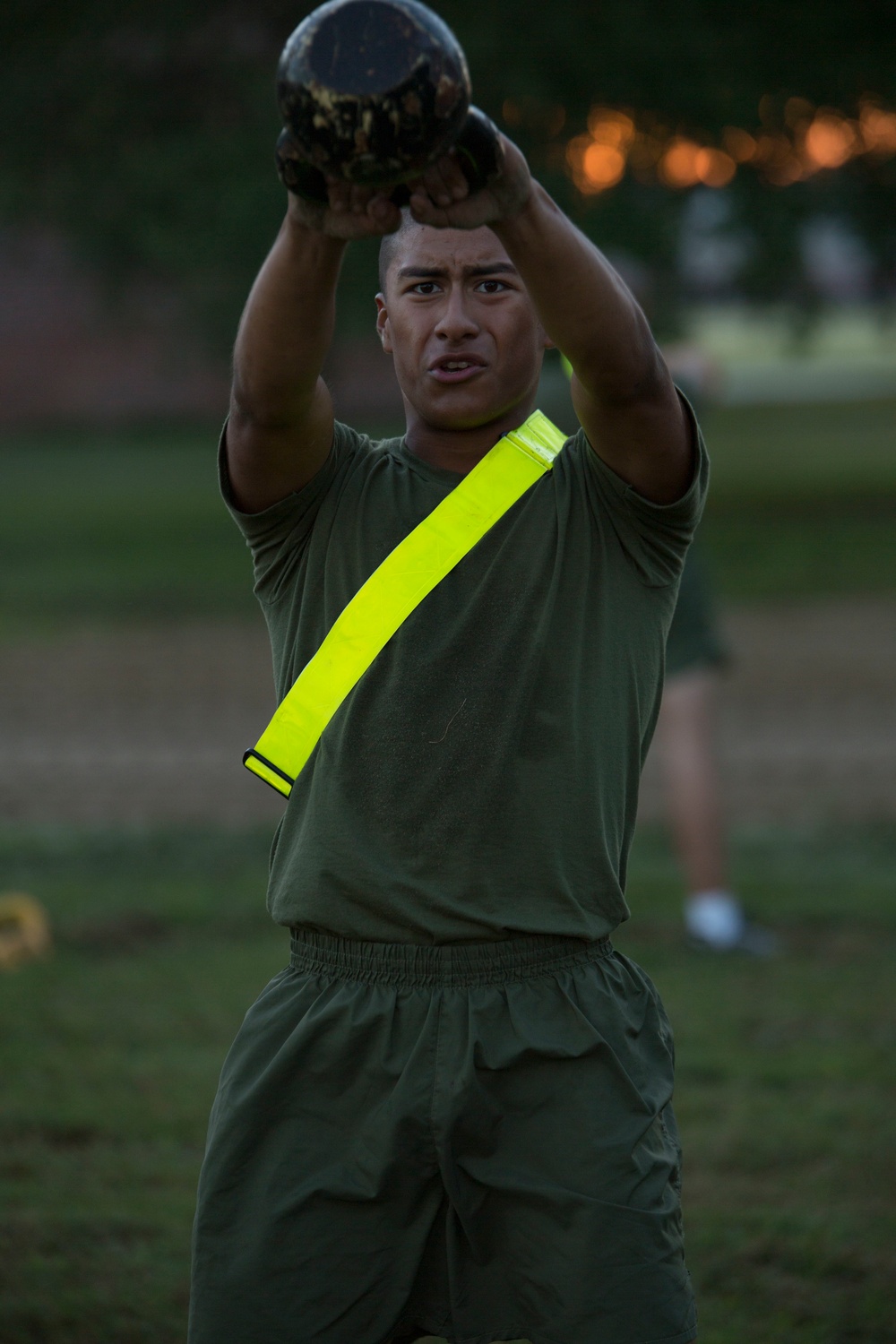 Photo Gallery: Marine recruits charge through physical fitness session on Parris Island