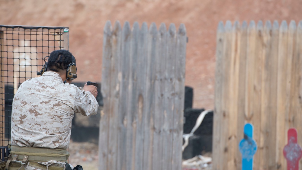 Combat Shooting Team hits center mass during competition