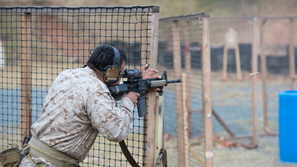 Combat Shooting Team hits center mass during competition