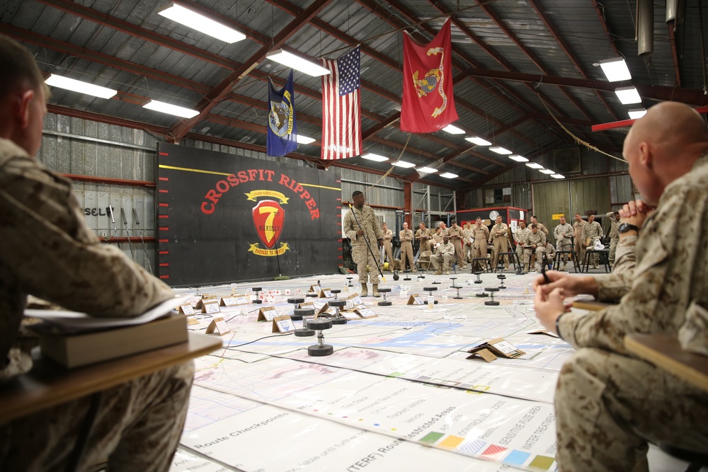 Marines practice Rehearsal of Concept at ITX 1-15