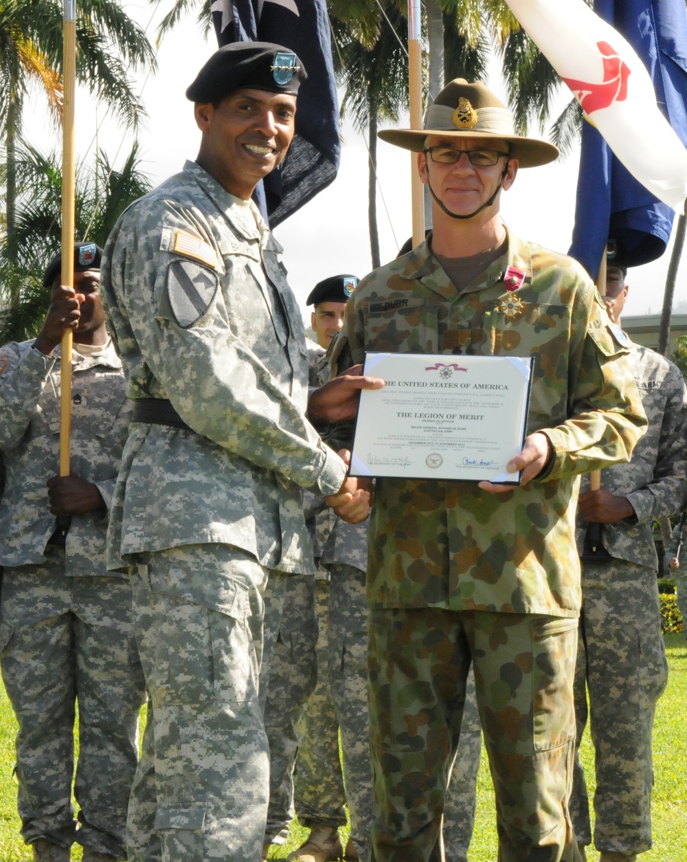 US Army Pacific honors Australian generals