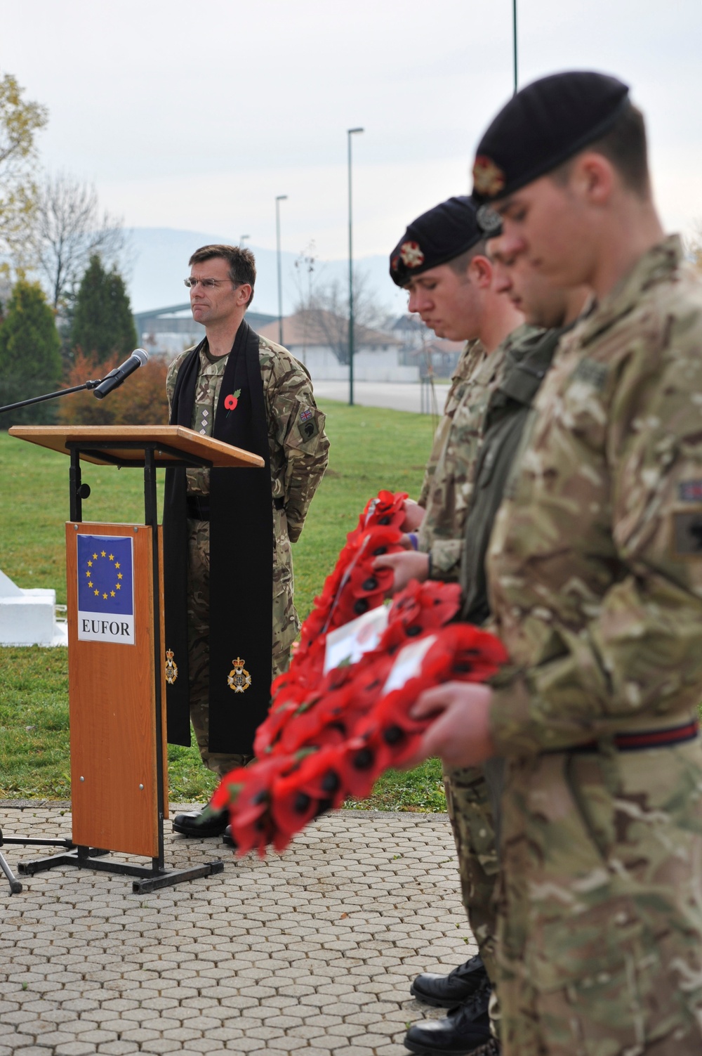 Camp Butmir hosts Remembrance Day ceremony