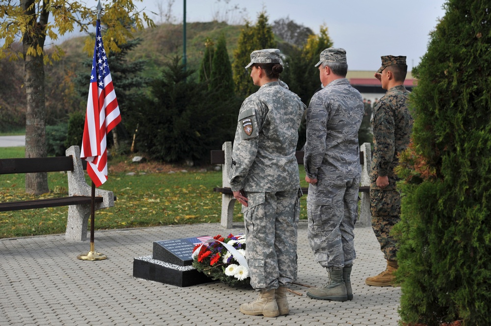 Camp Butmir holds Remembrance Day ceremony