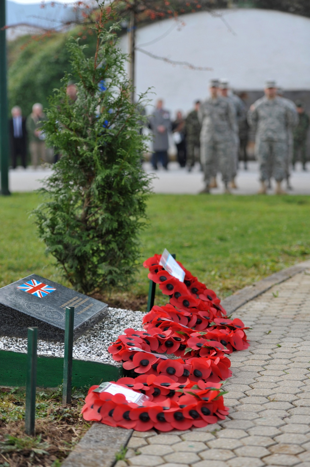 Camp Butmir holds Remembrance Day ceremony