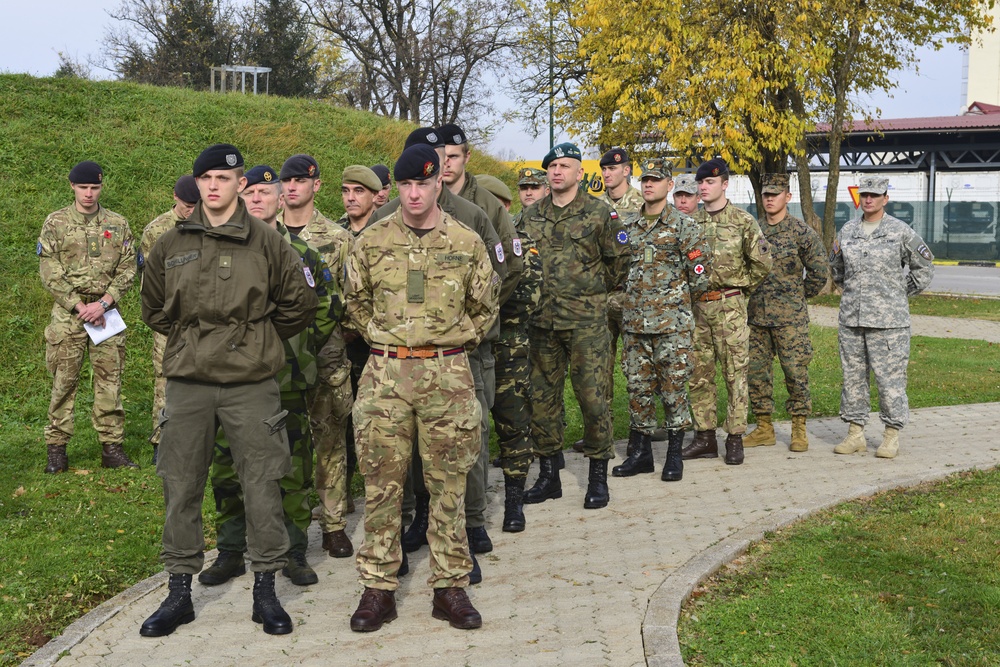 Camp Butmir holds Remembrance Day ceremony