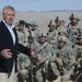 Secretary of Defense Chuck Hagel at Fort Irwin