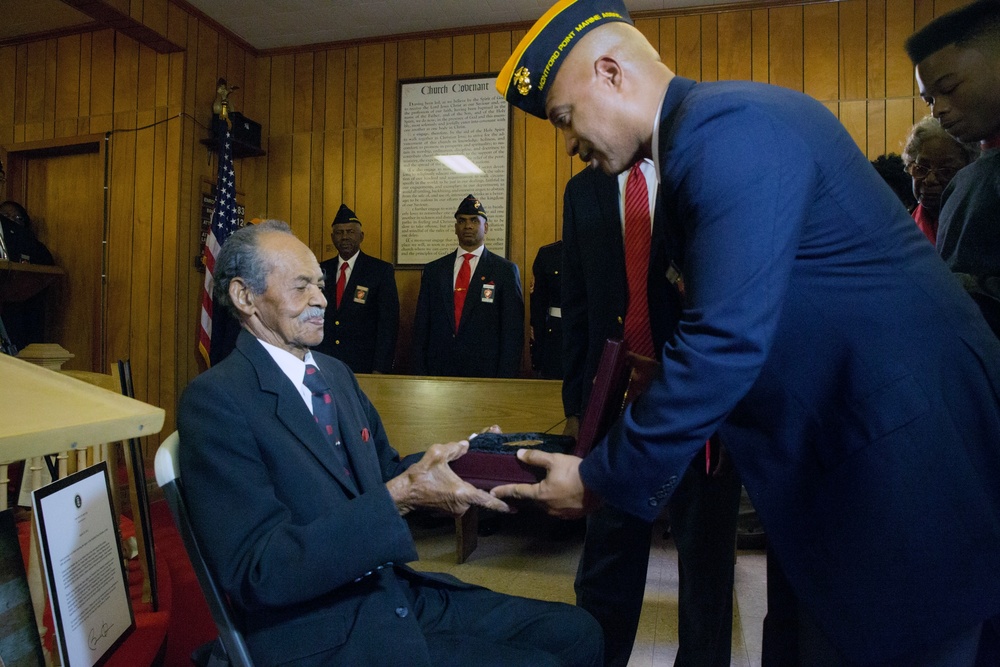 Congressional Gold Medal awarded to Montford Point Marine