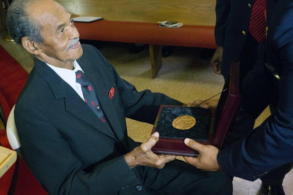 Congressional Gold Medal awarded to Montford Point Marine