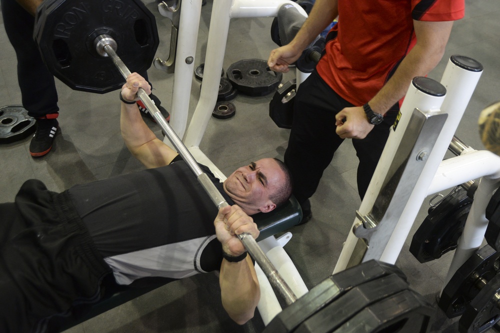 Military lift weight at WPAFB