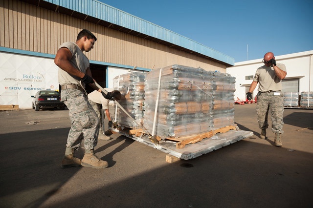 DLA Aviation provides supplies for safety and support of deploying military units