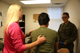 Integrated Task Force supported by researchers, corpsmen