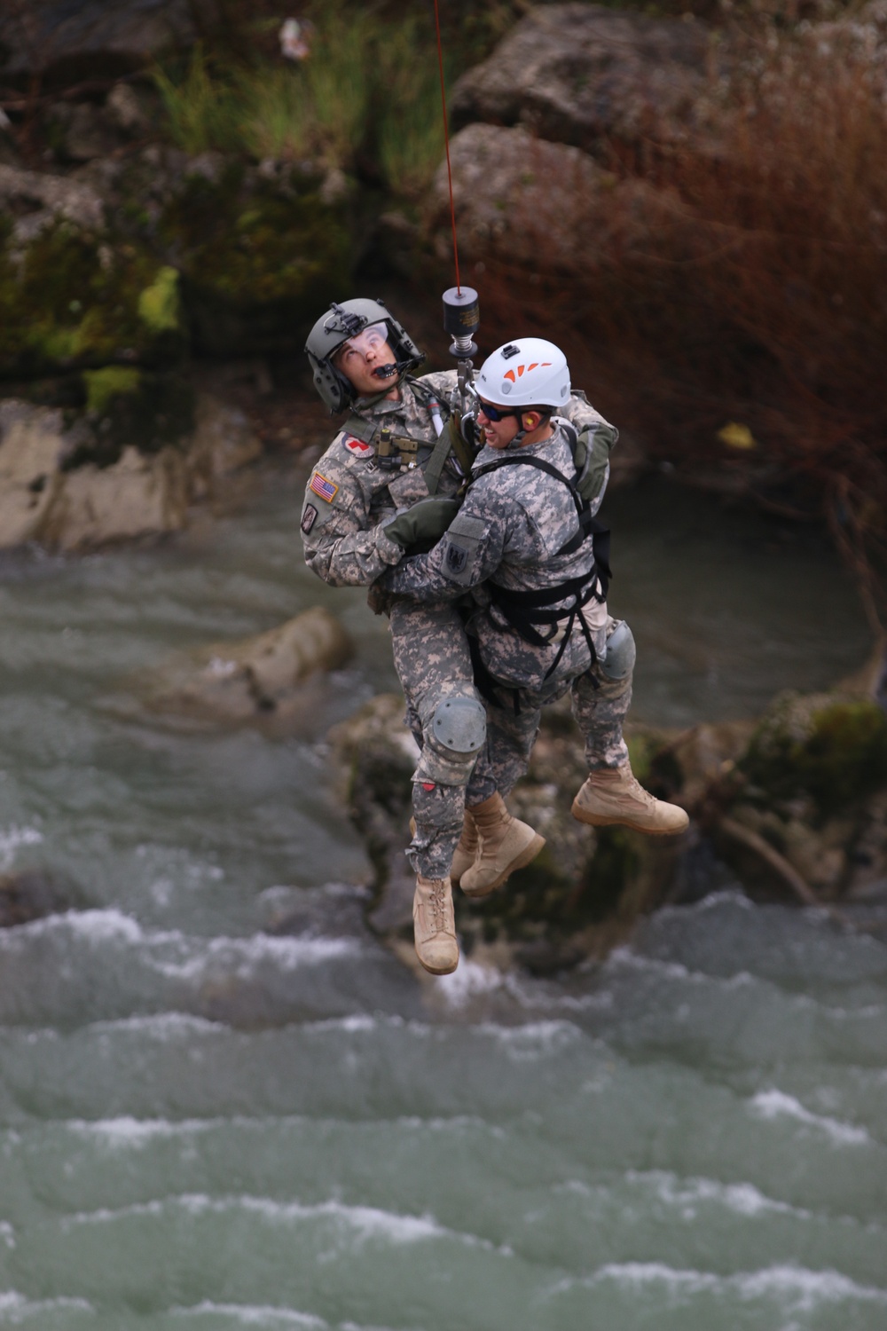 Multinational Battle Group-East conducts first phase of mountain rescue training