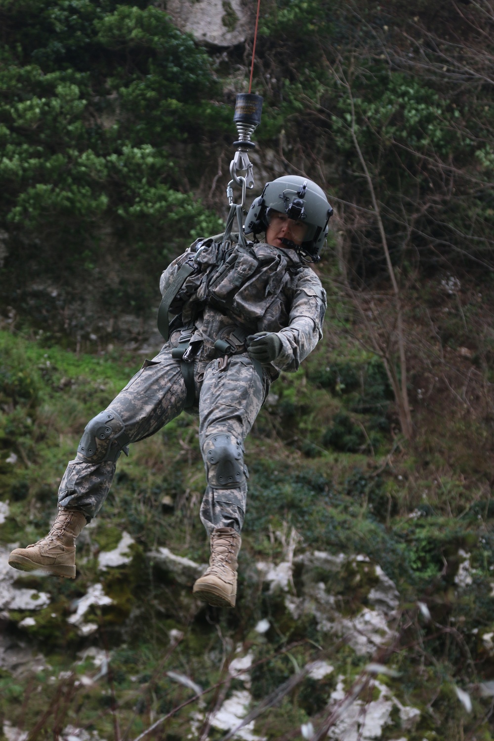 Multinational Battle Group-East conducts first phase of mountain rescue training