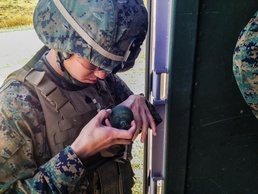 5/11 Marines Refresh Combat Skills Thourgh Hand-Grenade Training
