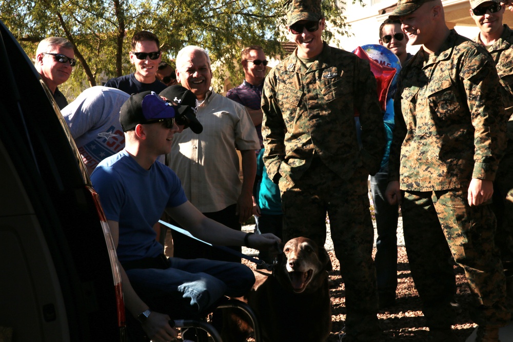 A Hero’s Welcome: Staff Sgt. Dodson returns to Combat Center