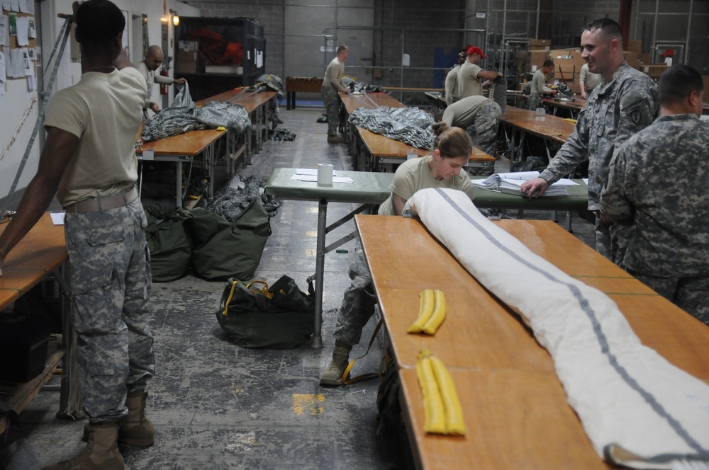 Alaska parachute riggers compete for Best Rigger honors