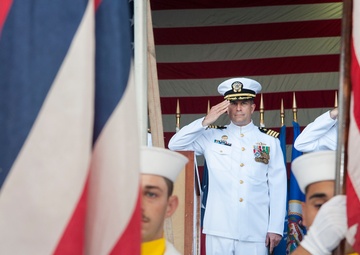 Change of command ceremony at Joint Base Pearl Harbor-Hickam