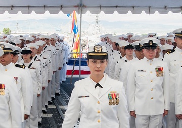 Change of command ceremony at Joint Base Pearl Harbor-Hickam
