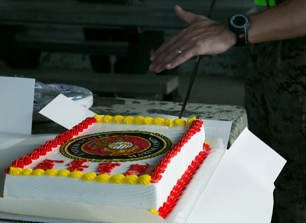 Marines commemorate 239th birthday with 239-minute march