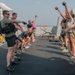 USS San Diego Sailors and Marines participate in a HERO workout to honor veterans