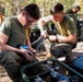 Marines set up water purification system