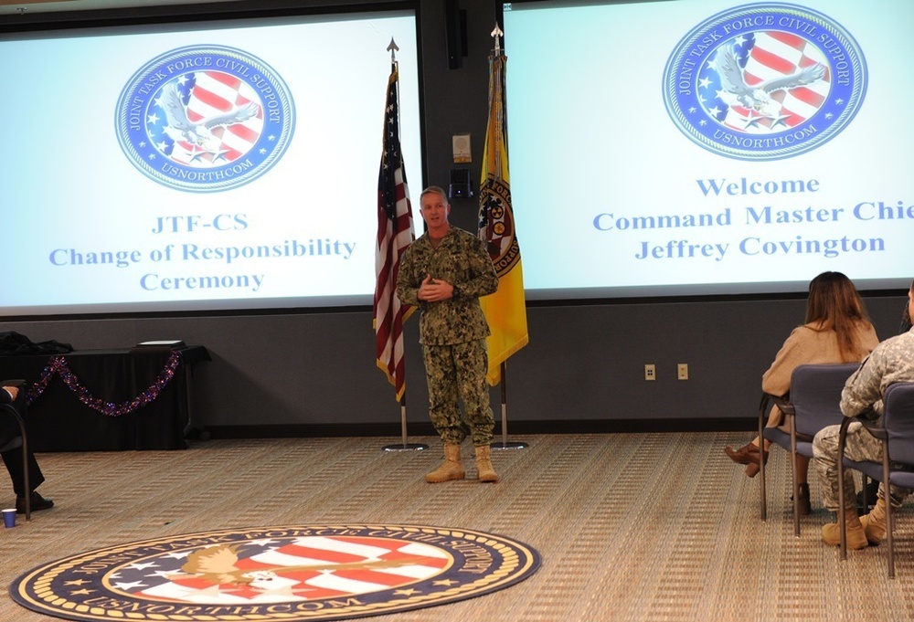 Joint Task Force Civil Support welcomes new senior enlisted leader