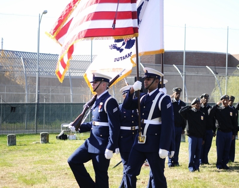 Local JROTC visits with Coast Guard at remembrance ceremony