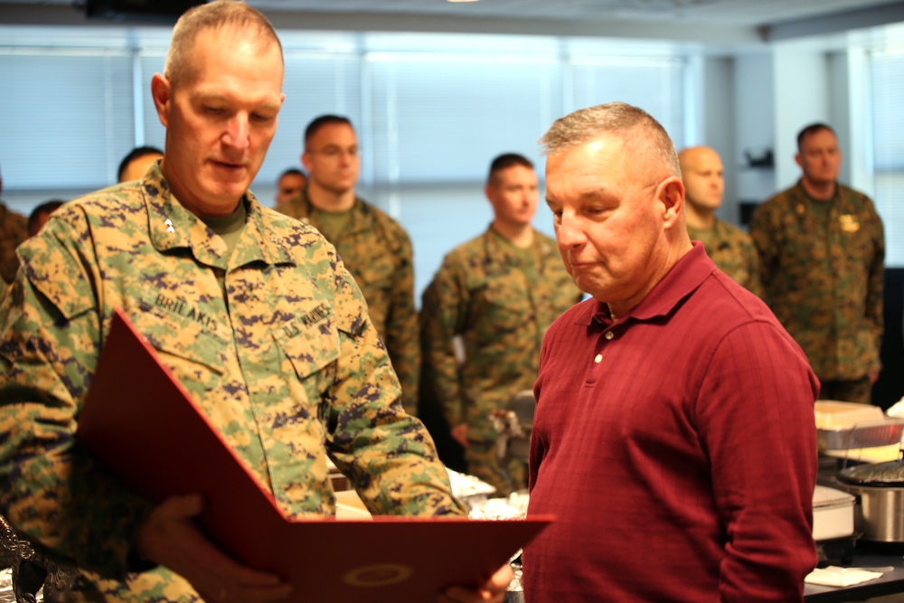 Marine Retires After 45 Years