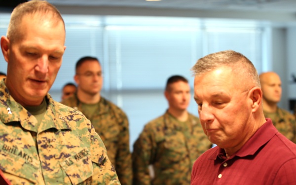 Marine Retires After 45 Years