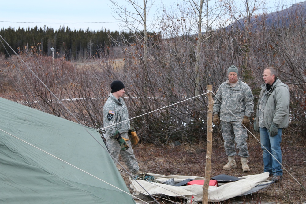 Under Secretary of the Army Brad R. Carson visits Alaska