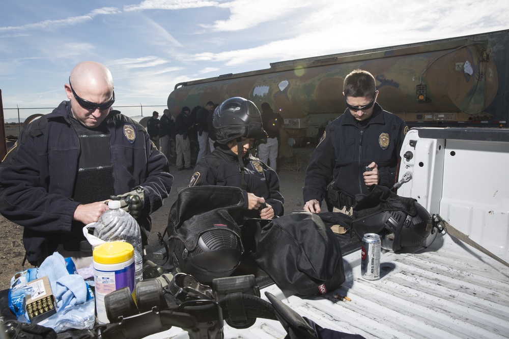 Marine Corps Logistics Base Barstow Police Maintain Readiness