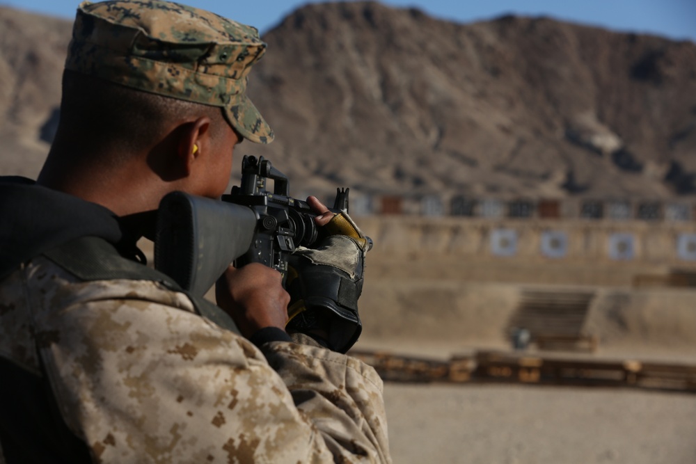 Combat Center shooting team puts rounds down range