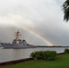 USS Russell departs Pearl Harbor