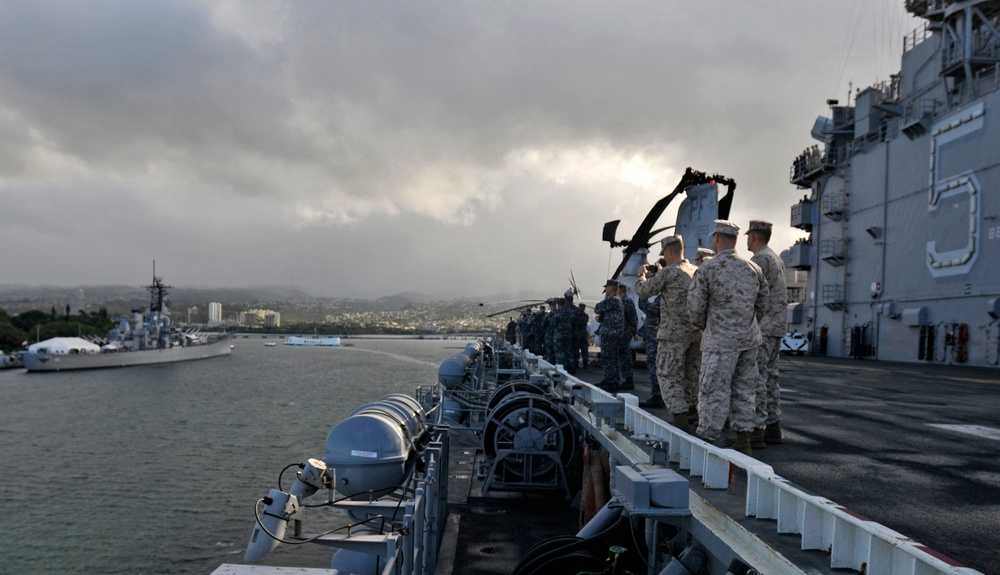 USS Peleliu in Pearl Harbor